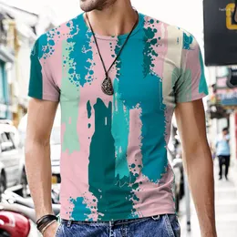 Männer T Shirts Abstrakte Graffiti Muster Kinder Baby Jungen Mädchen Kleidung Casual Cartoon 3D Druck T-shirt Streetwear Männer Tops