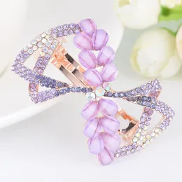 Haarspangen EASYA Mode funkelnde Strass Kristall Schleife Haarspangen Haarnadel elegantes Design Clip Zubehör Ornamente