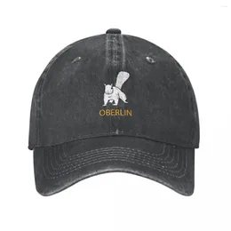 Ball Caps Cute Oberlin White Squirrel Bucket Hat Gentleman Beach Female Men's Rave Cap For Women