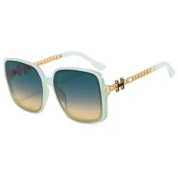 H Sonnenbrille 2024 Neue Luxusdesignerin Sonnenbrille Mode Liebe Ma Tiktok Net Red H Familie Sonnenbrillen Kette Frauenbrille Mode Rahmenbrille 322