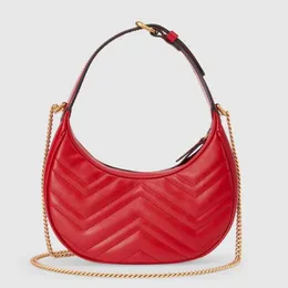 Ophidia pod pachami torebki księżyc księżyca luksusowe projektantki kobiety listy hobo torby na ramię regulowane paski ramięńskie torebki torebki portfele portfel