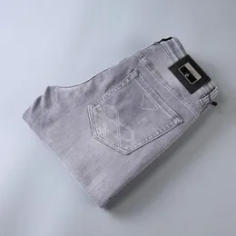 projektant dżins elastyczność Jean hombre spodnie Mężczyźni i kobiety moda marka luksusowe spodnie dżins