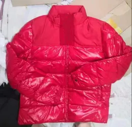 Piumini da uomo di colore rosso Piumini invernali Piumini con colletto alla coreana Designer Parka Cappotto casual Capispalla Abbigliamento giacca di piume calde
