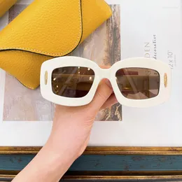 Sonnenbrillen Fashion Global Star Like Internet Celebrity Blogger Damen Herren LW40105U Marke Oculos Gafas De Sol Brillen