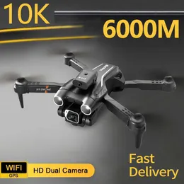 K9 Drone Professional 4K Ultra-wysokie definicja fotografia składanie przeszkód Unikanie zdalnego sterowania samolotem vs Z908 HKD230807