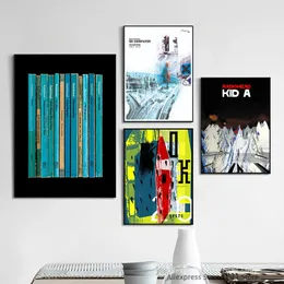 Singer Band Cover Canvas Painting Album Music Star Posters And Prints Wall Art Picture For Home Boys Room Bar Club Wall Decor Wo6