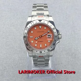 腕時計2023 Larimoker 40mm Men Leisure Fashion NH35 Mechanical Automatic Watch Luminous Dial Sapphire Glass 904L Oyster Bracelet