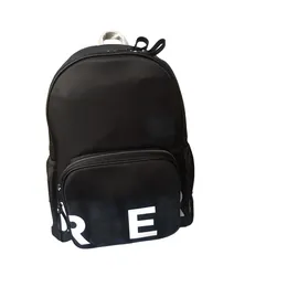 Бутик детские письма с отпечатками рюкзаки дизайнерские мальчики девочки черная сумка с двойным плечом