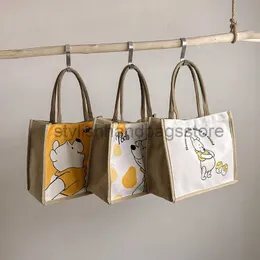 TOTES 2023 Cartoon Bear New Hight Quality Confter Rage مع BANTO BagstylishHandbagsStore ذات السعة الكبيرة