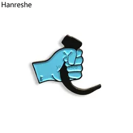 Pins Brooches Hanreshe Funny Enamel Intubation Anesthesia Brooch Medical Respiratory Lung Clean Medicine Lapel Badge Pin for Doctors Nurses HKD230807