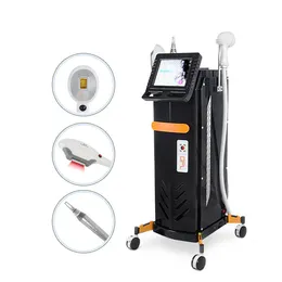 808 تجديد شباب الجلد epilator 3 في 1 Elight Opt Laser Removal Machine Picosecond ND YAG Laser Delecval