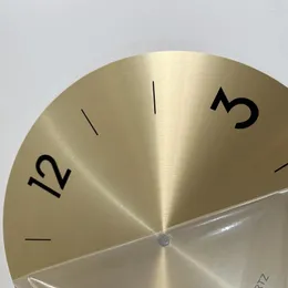 Relógios de parede durável mostrador de relógio 11,14 polegadas 1 peça numeral arábico furo central 10 mm para decoração de casa grande