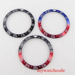 Reparationsverktygssatser 38mm Lysande Cearmic Watch Bezel Insert Parts för GMT Automatiska män armbandsur accessoarer270c