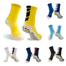 Herrensocken Basketball Mitte verdickte atmungsaktive Handtuchboden Fitness laufen Fahrradwanderungssportcalcetinen Grip