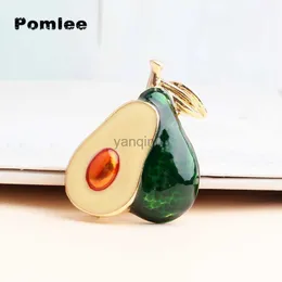 Pins Brooches Pomlee 2-color Enamel Avocado Brooches For Women Unisex Alligator Pear Popular Healthy Fruits Party Casual Brooch Pin Gifts HKD230807