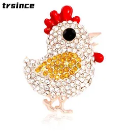 Pins Brooches Creative New Cute Chicken Brooch High Grade Animal Brooches Pin Woman Party Decoration HKD230807