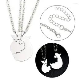 Подвесные ожерелья Дружба Ожерелье для 2- Подруга 2 Соответствующие волки и пары -точки