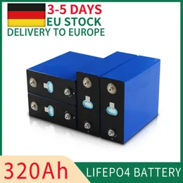Lifepo4 bateria 320AH 3.2V recarregável de lítio ferro fosfato faça você mesmo célula para 12V 24V 36V 48V RV EV Solar Camper barcos carrinhos de golfe