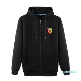 RC Lens Football Team 2023 Autumn Soccer Sports Fashion Maglione Calcio da uomo Jogging all'aperto Abbigliamento caldo Casual Autunno