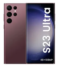 6,8 дюйма 5G S23 Ultra Сотовые телефоны разблокировать сенсорный экран мобильный Phonn Local Warehousee Androids S23 Камера смартфона Телефон HD Display распознавание лица