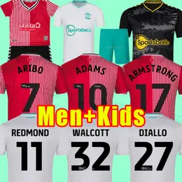 23 24 Aribo 7 Sou Thamptons Futbol Formaları Redmond 2024 2025 Ward-Prowse Elyounoussi Armstrong Romeu Futbol Gömlekleri Yetişkin Erkekler Aribo Jersey Kırmızı Çocuk Çocuk