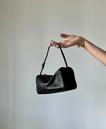 The Row Bag Designer Suede Penholder Reverse 90s Mini Simple Handbag Leather Female Light luxo and high sense