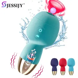 Massager 2 In1 Av Vibrator Magic Wand Women Masturbator Clitoris Stimulator Sucker Mini Vibrators for Adults 18