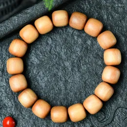 Strand Natural Advanced Advanced Wood Wood Hand String Buddha Bead Bracelet Tription Men and Women’s Jewelry