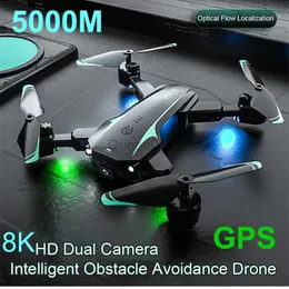 Nowy dron 8K 5G GPS Drone Professional HD Fotografia lotnicza Drony Unikanie czterech rotorowych helikopter RC Dystans 5000M HKD230807