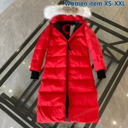 Canda Goose Jacket Parkas Real Coyote Fur Winter Canada Canadian Parkha Zavetti Canada Down Jacket Waterproof Outdoor 570