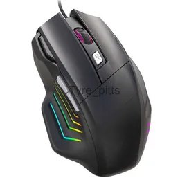 Mice 2400DPI Ergonomic Game Light Electric Racing Wired Mouse For Notebook Desktop X0807
