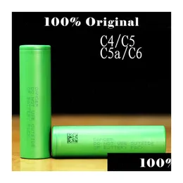 Batterier 100% autentiskt batteri VTC6/VTC5A/VTC5 VTC4 3000MAH/2600MAH/2100MAH 30A Uppladdningsbart med hjälp av Original Cell FedEx Drop Delive DH6FZ