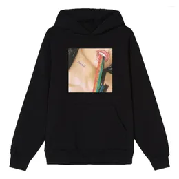 Herrtröjor rosalia godis motomami merch vinter män/kvinnor huva söta streetwear den långa ärm hoodie