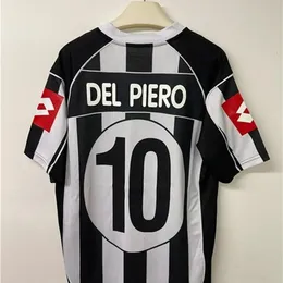 Męskie koszule 02 03 klasyczne vintage del Piero 10 Tshirt 230804