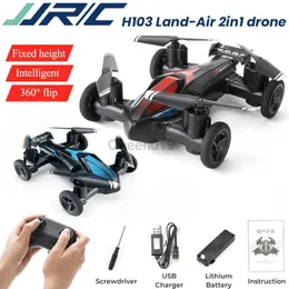 JJRC H103 Mini Drone Land-Air RC DRONS DUAL-läge Mini 4Axis Remote Control Aircraft Tumbling Light Obemanned Aerial Vehicle Toy HKD230807