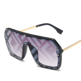 Designer-Sonnenbrillen, Herren-Brillen, PC-Objektiv, Vollrahmen, UV400, sonnenbeständig, Damenmode, Luxus-Druck, Übergröße, Adumbral G2308073BF