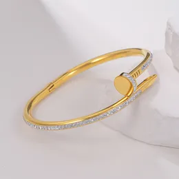 Zarif Marka Takı Beyaz Zirkon Tırnak Bileklik Bangle Cuff Bilezik Sevgililer Hediye