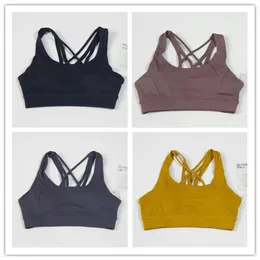 2033Lulu Yoga Outfit Fashion Classic Bras Align Womens Crop Top Gym Clother for Fitness feem