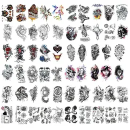 Gift Wrap 5pcs Temporary Tattoo Disposable Shoulder Tattoos Waterproof Removable Fashion Party Supply For Adults Body Back