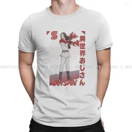 メンズTシャツISEKAI OJISAN EST TSHIRTS ANCLE ANTHER ANIME ANIME ANIME MALE HARAJUKU FABRIC TOPSシャツラウンドネック