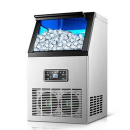 آلة صنع الثلج التلقائي الآلي التجاري مكعبات الجليد صانع الجليد الصغيرة آلات الأعمال الجليدية لآلة كرة الجليد لحليب شاي بار المقهى 278U