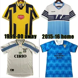 Retro Lazio Soccer Jerseys Nedved Simeone Salas Gascoigne Football Shirt Veron Crespo Nesta 89 100th Custom Name Number S-2XL