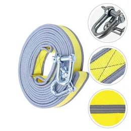 Bars Car Tow Rope Cable Pull Trailer Straps Truck Sturdy Thicken Towing Accessory Nylon Ropes R230807