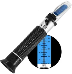 Refractometers Distillery Refractometer Alcohol 080% vv Portable Refractometer Alcohol Meter Liquor Alcohol Content Tester for liquor Whisky 230804