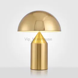 Luxury Mushroom Table LED Lamp Postmodern Minimalist Light Bedroom Study Table Light Nordic Personality Design Bedside Lamp HKD230807