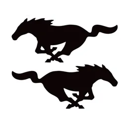 1Pair 22cm 8 8cm Mustang Horse1 Right 1 LeftFashion Decalcomanie in vinile Adesivi per auto con CA-3006276q in bianco e nero