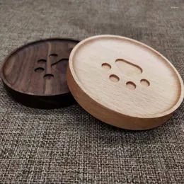 Table Runner 2 Style Bear's Coasters Japan Wood Insolation Pad Tea Cup Holder Solid Wood Coffee Mat Mug