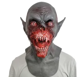 Maski imprezowe wampirów maska ​​przerażająca Dracula Monster Halloween Costume Party Horror Demon Zombie Cosplay Props Nowatorski kostium impreza Maska lateksowa J230807