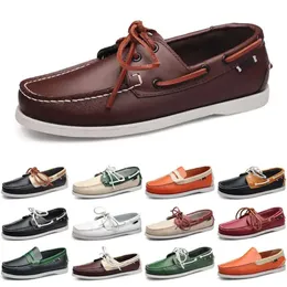 Siyah gündelik loafers erkek ayakkabı açık düz kayma moda erkek eğitmenleri spor ayakkabılar boyutu 40-45 renk23112 fashi s736 s