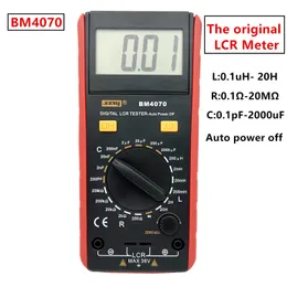 Multimeters BM4070 LCR Meter LCR Multimeter Tester Digital Inductance Capacitance Resistance Meter with LCD OverRange Display 230804